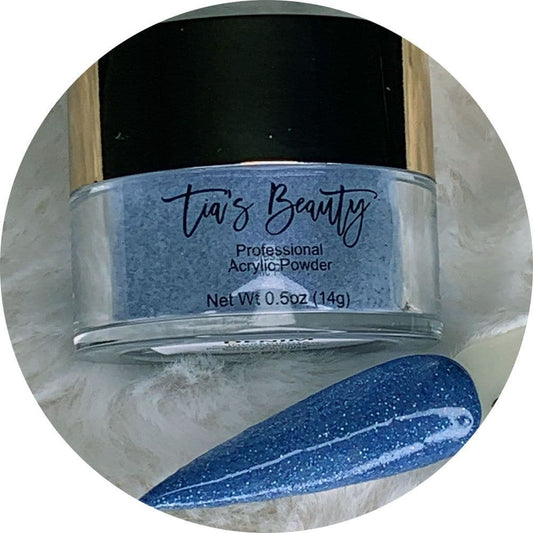 Glistening Denim - Glitter Acrylic