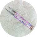 Tia's Beauty Glitter Handle Detailer/Striping Brush - 7mm or 11mm – product image at Galaxy Nails