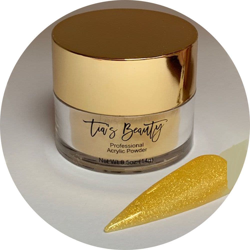 Golden Delight - Coloured Acrylic – product image at Galaxy Nails