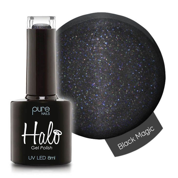 Halo Gel Polish 8ml - Black Magic – product image at Galaxy Nails
