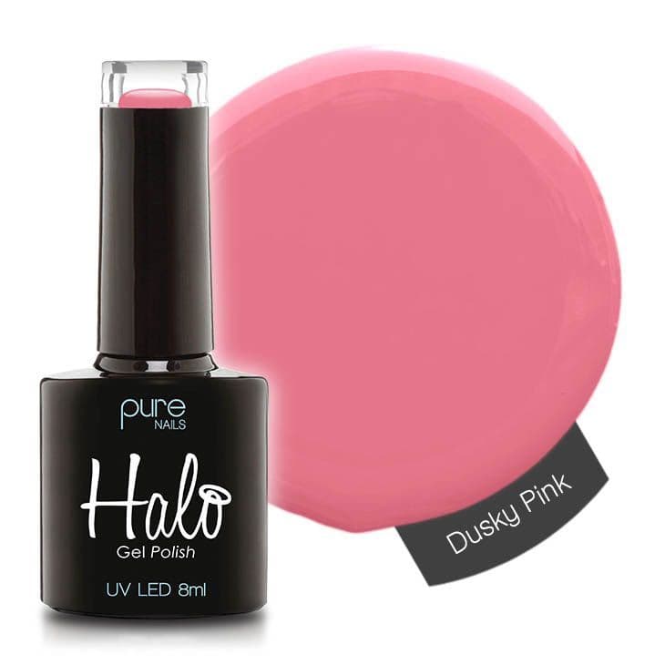 Halo Gel Polish 8ml - Dusky Pink – product image at Galaxy Nails
