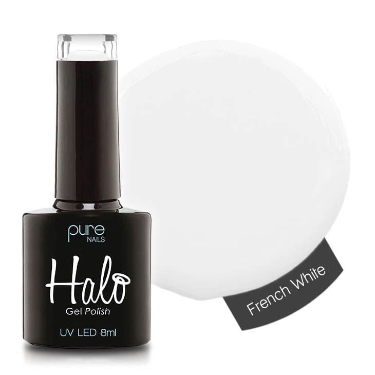 Halo Gel Polish 8ml - French White – product image at Galaxy Nails