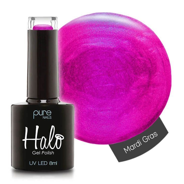 Halo Gel Polish 8ml - Mardi Gras – product image at Galaxy Nails