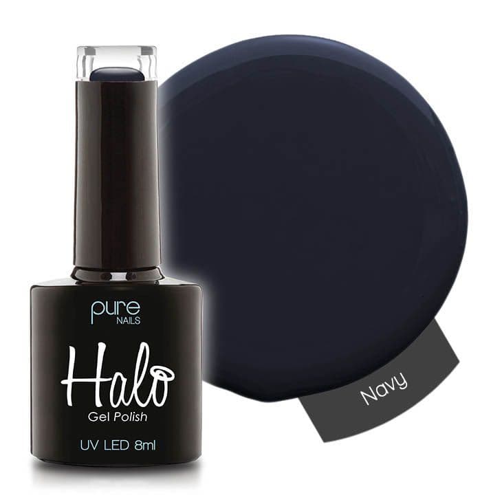 Halo Gel Polish 8ml - Navy – product image at Galaxy Nails
