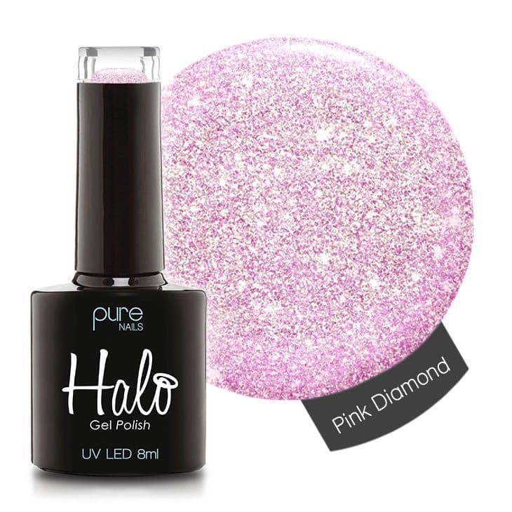 Halo Gel Polish 8ml - Pink Diamond – product image at Galaxy Nails