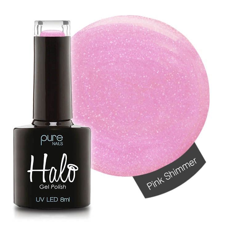 Halo Gel Polish 8ml - Pink Shimmer