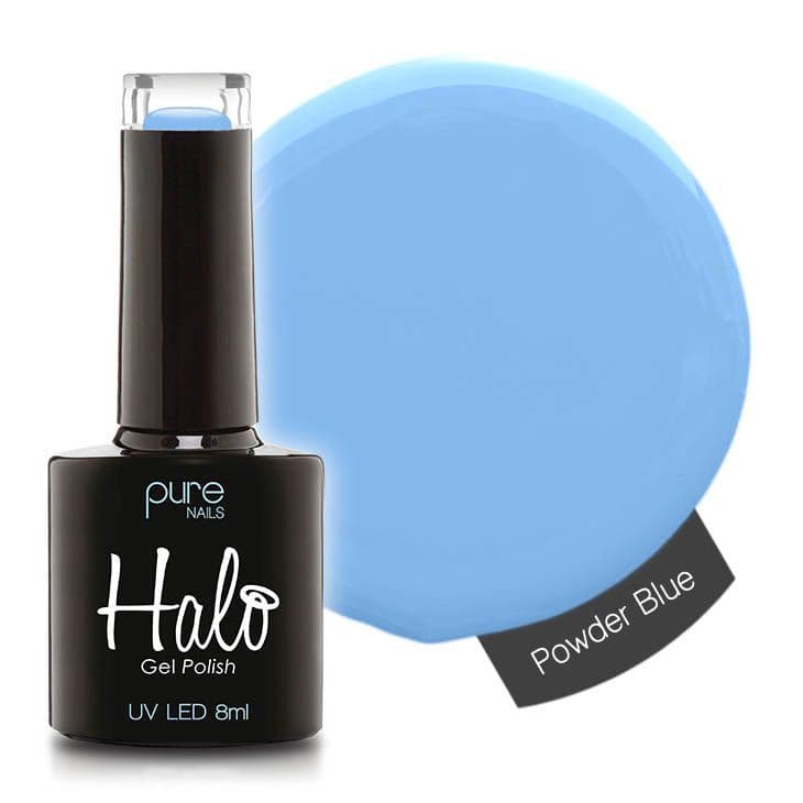 Halo Gel Polish 8ml - Powder Blue – product image at Galaxy Nails