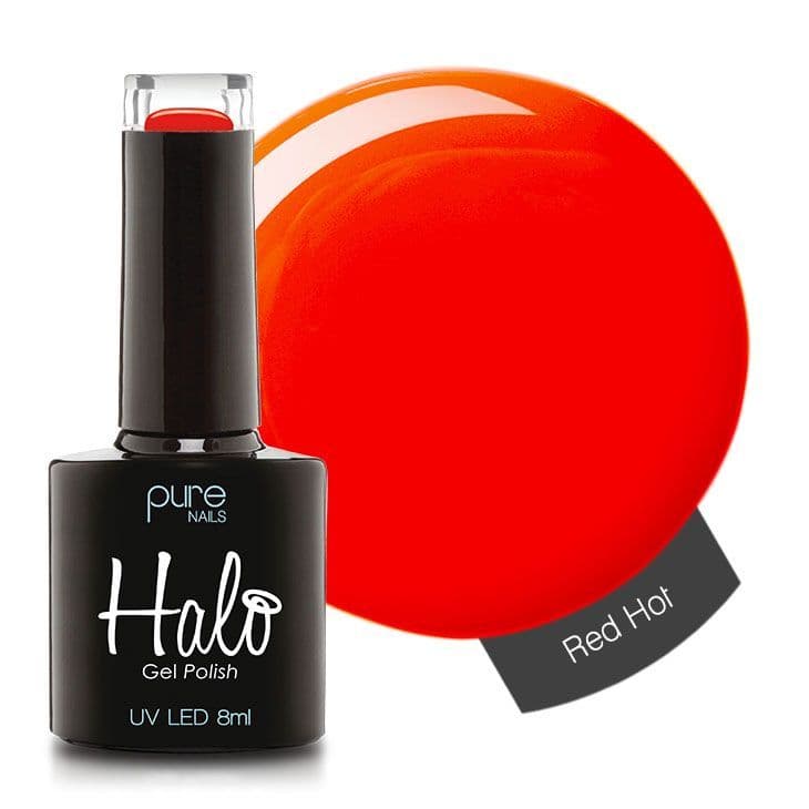Halo Gel Polish 8ml - Red Hot – product image at Galaxy Nails