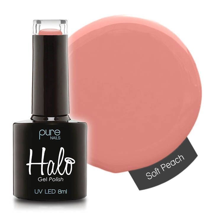 Halo Gel Polish 8ml - Soft Peach – product image at Galaxy Nails