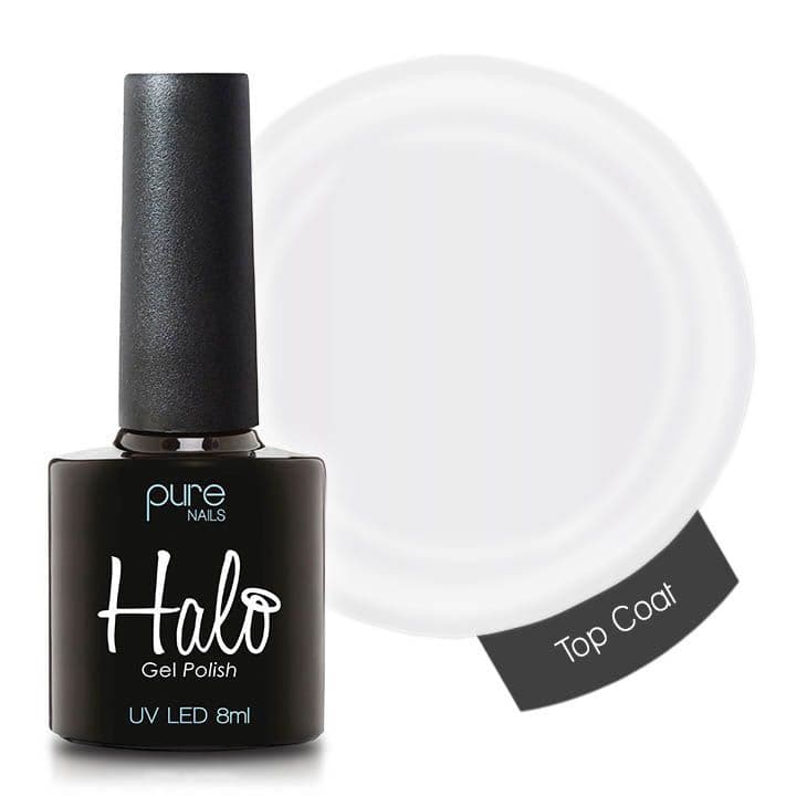 Halo Gel Polish 15ml - Top Coat (Tacky wipe) – product image at Galaxy Nails