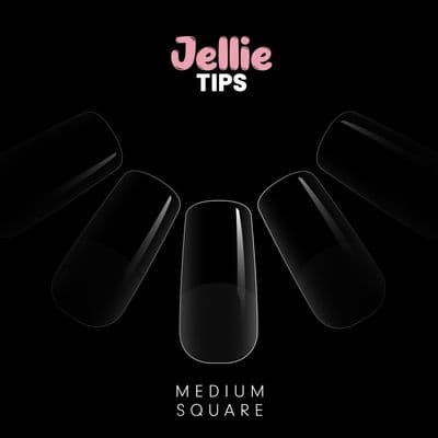 Halo Jellie Nail Tips Medium Square – product image at Galaxy Nails