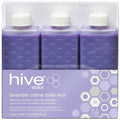 Lavender Shimmer Creme Wax for roller by Hive x 6 - 80g – product image at Galaxy Nails