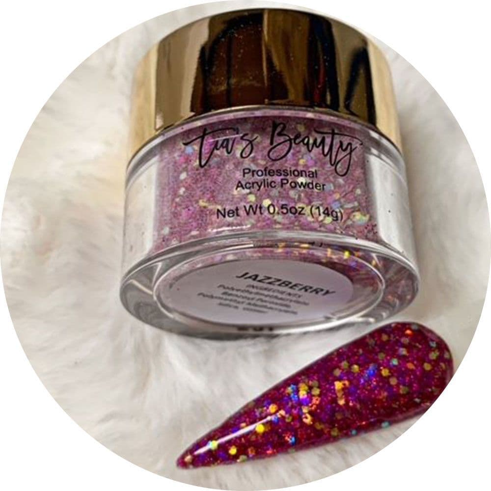 Jazzberry - Glitter Acrylic – product image at Galaxy Nails