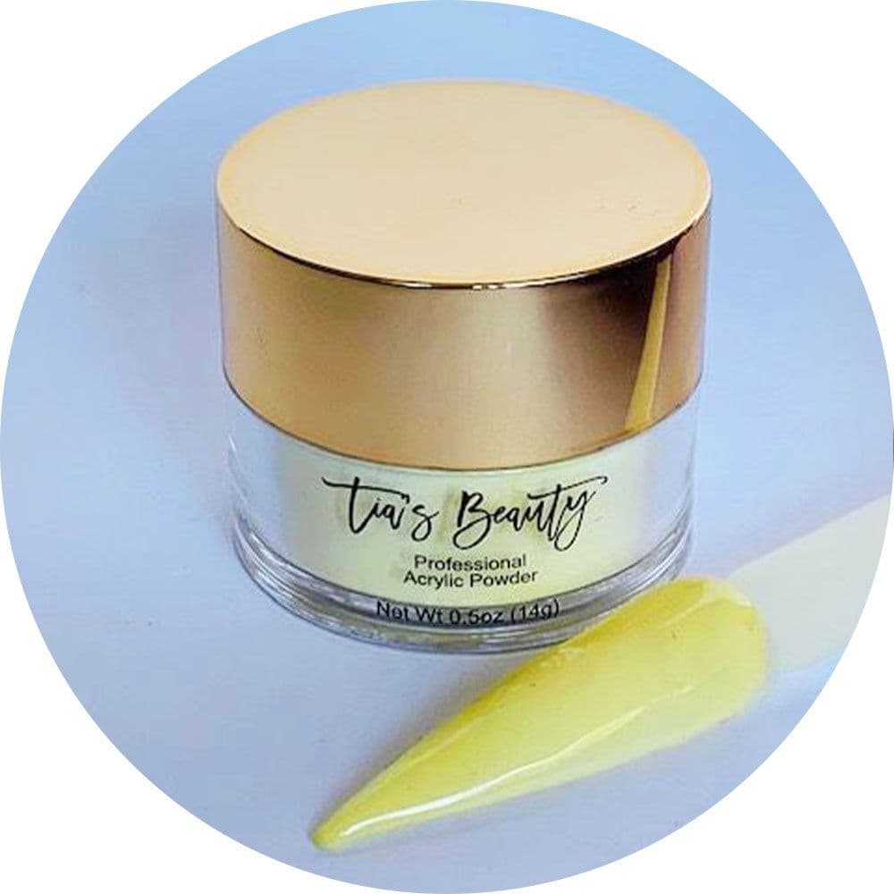 Lemon Drizzle - Coloured Acrylic – product image at Galaxy Nails