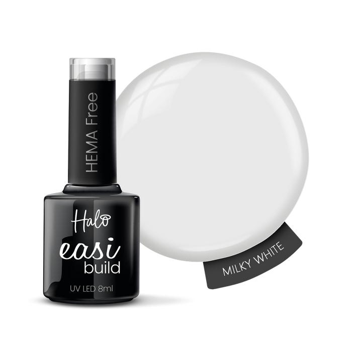 Halo EasiBuild HEMA-Free Milky White 8ml – product image at Galaxy Nails