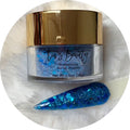 Pacific Blue - Glitter Acrylic – product image at Galaxy Nails