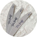 Tia's Beauty Zebra Half Moon Nail Files 100 Grit - Pack 10 – product image at Galaxy Nails