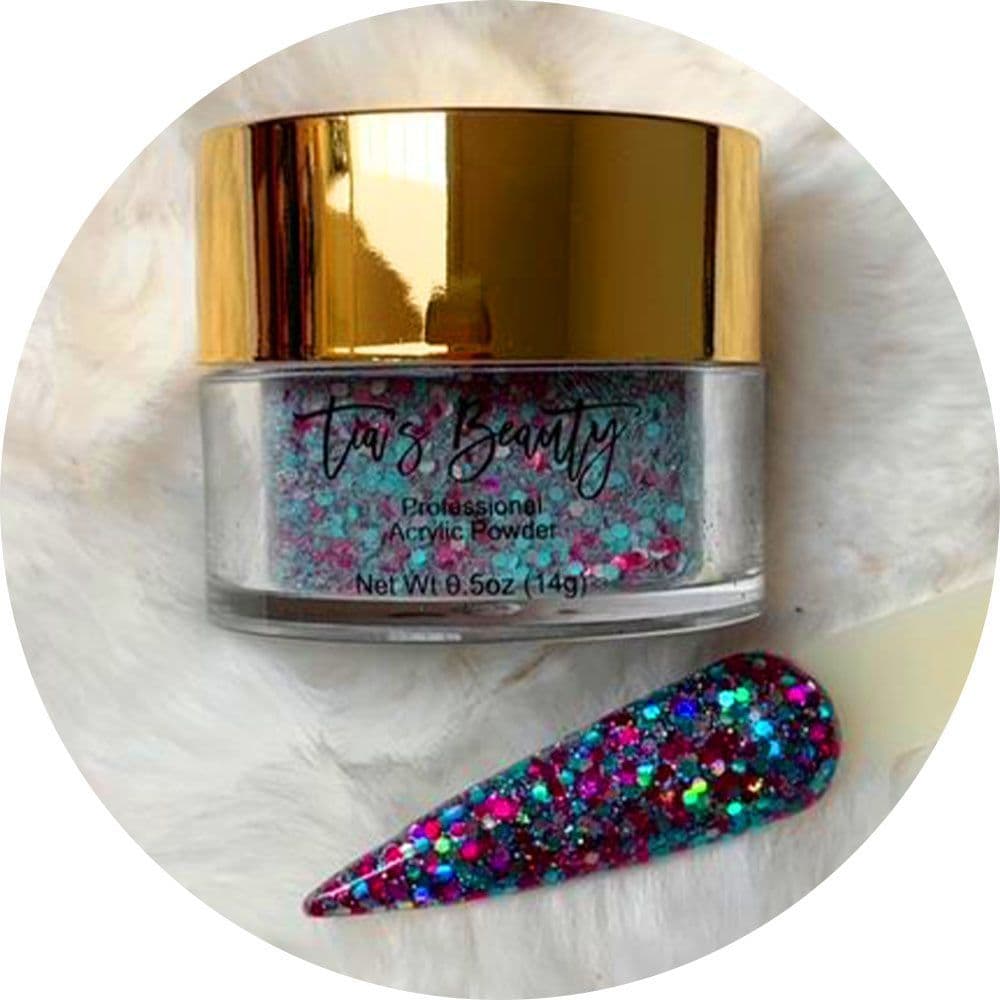 Rave On - Glitter Acrylic – product image at Galaxy Nails