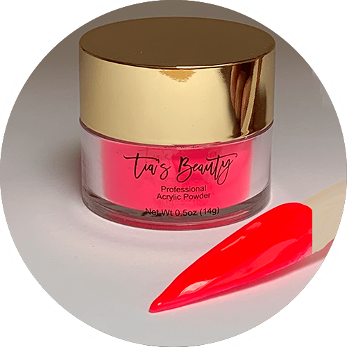 Shocking Pink- Coloured Acrylic – product image at Galaxy Nails