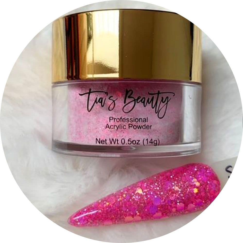 Sweet Pea - Glitter Acrylic – product image at Galaxy Nails