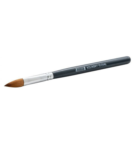 The Edge Size 10 Oval Kolinsky Acrylic Brush