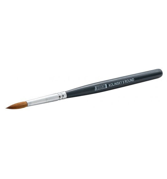 The Edge Size 8 Round Kolinsky Acrylic Brush