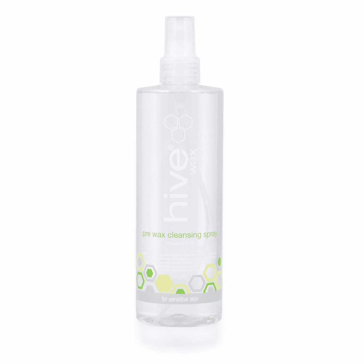 Hive Pre Wax Cleansing Spray With Coconut & Lime Oil 400ml – product image at Galaxy Nails