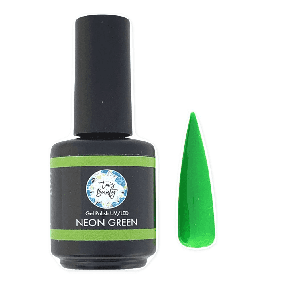 UV/LED Gel Polish - Neon Green – product image at Galaxy Nails