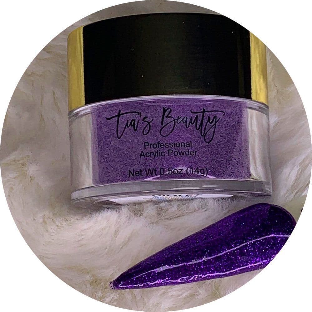 Vivacious Violet - Glitter Acrylic