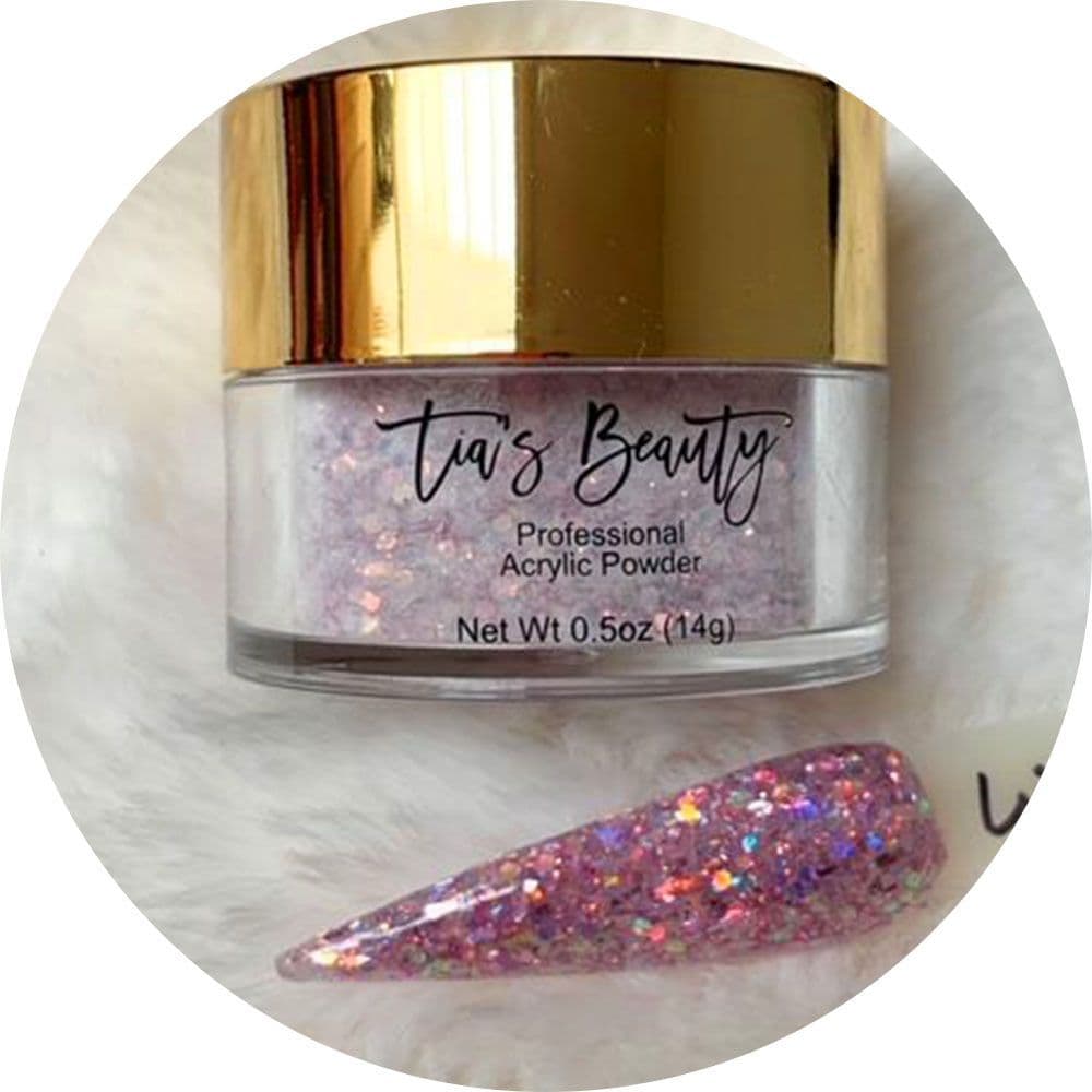 Wisteria Crush - Glitter Acrylic – product image at Galaxy Nails